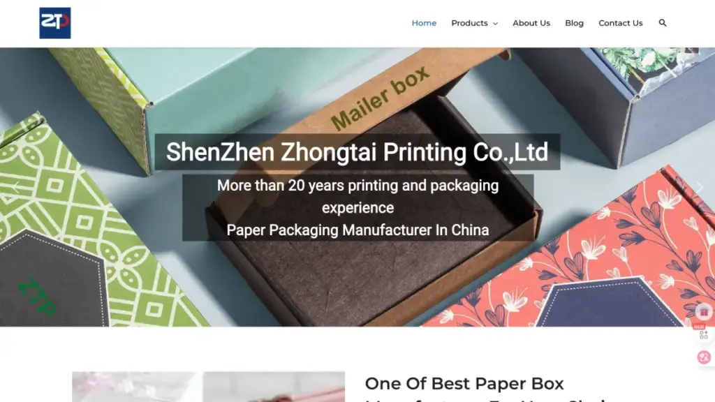 ZTP-Corrugated Boxes Manufacturers in China