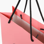 Rope Handle Paper Bag Rope with plastic end