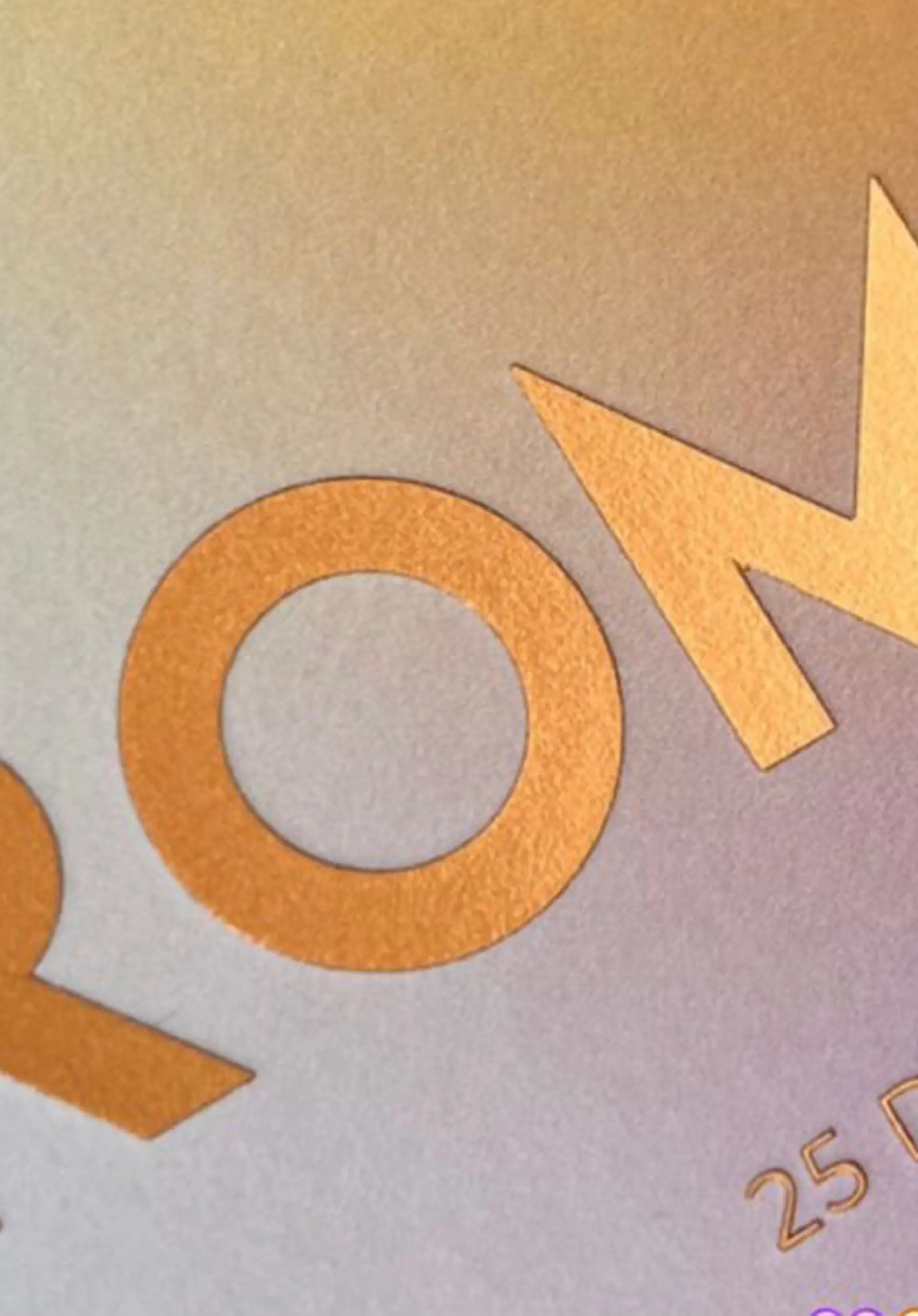 Luxury paper packaging with gold foil stamping design