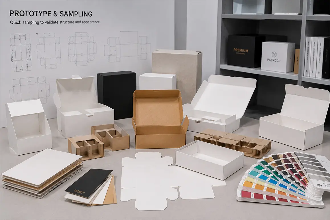 Packaging prototype sampling