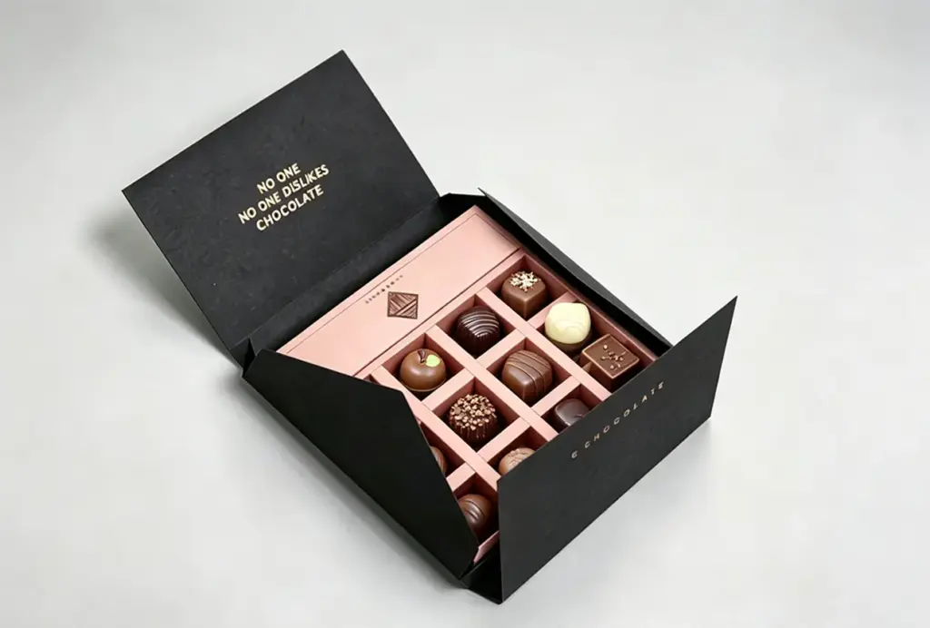 Custom chocolate packaging boxes for confectionery brands