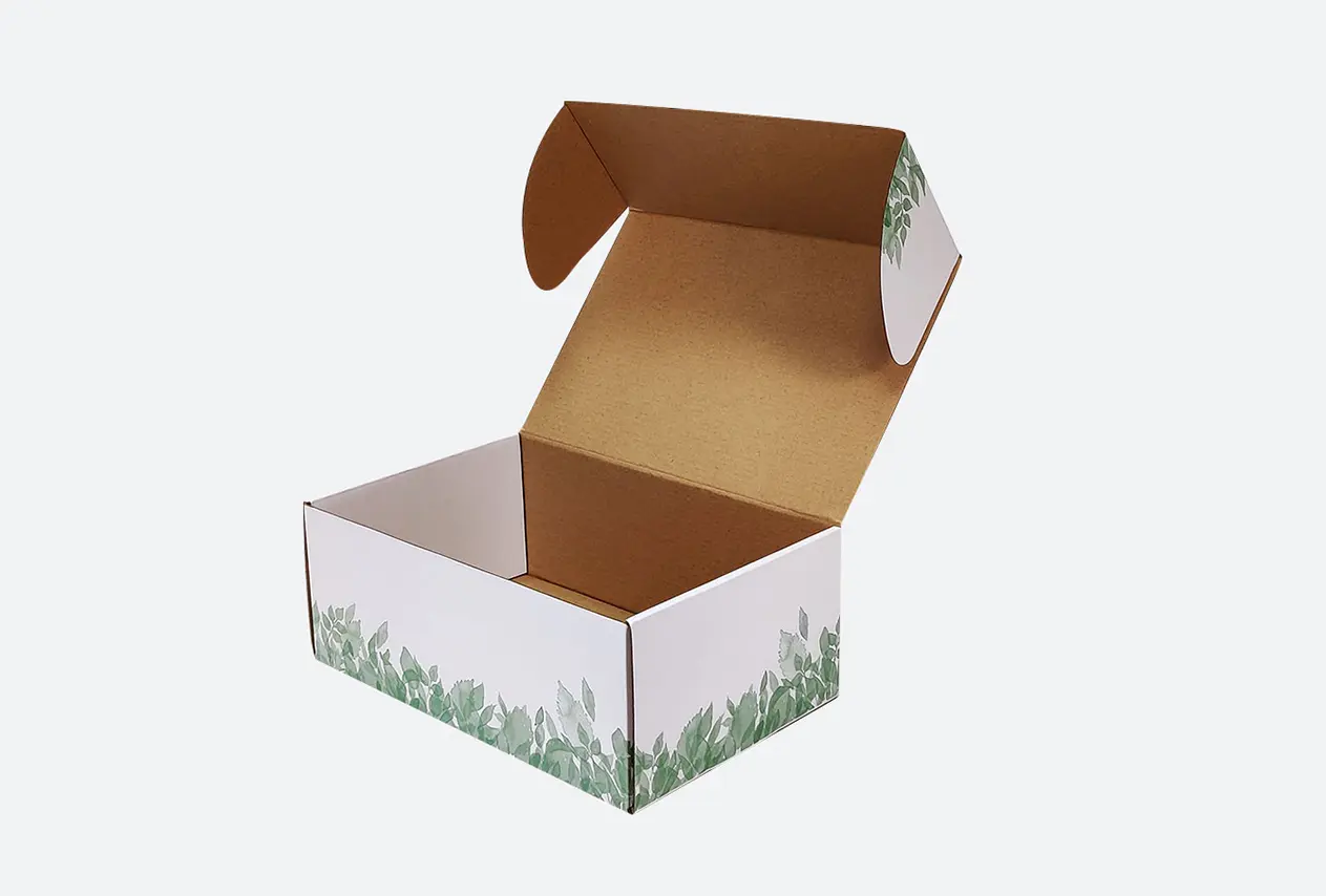 Corrugated mailer boxes for healthcare product shipping