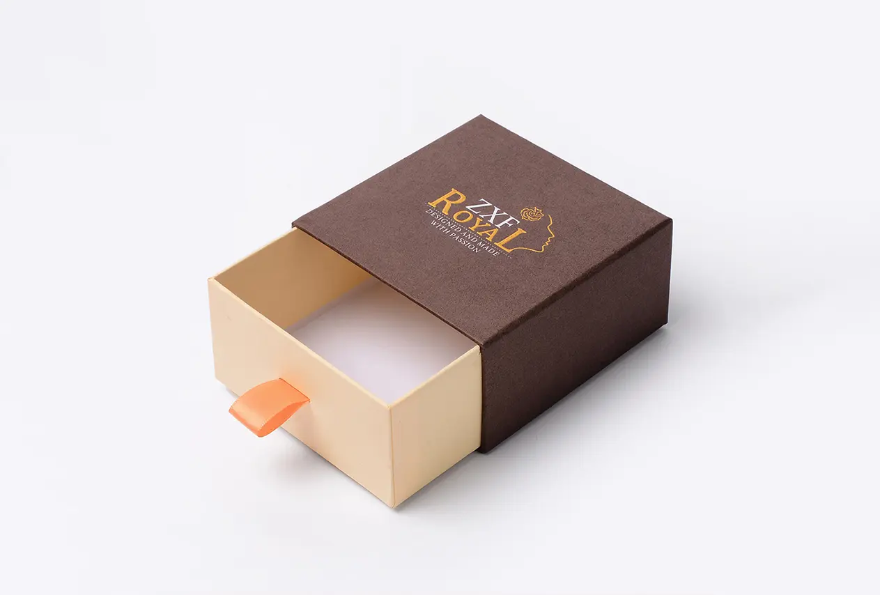 Custom drawer boxes for luxury jewelry packaging