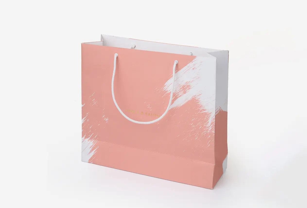 Custom paper bags for food takeaway and retail