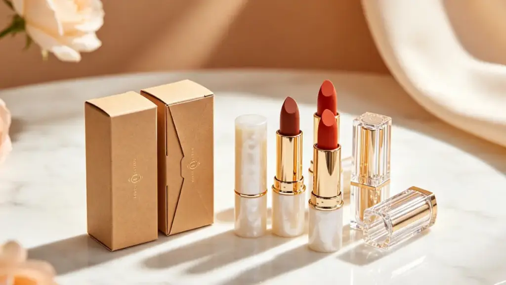 Rigid Box vs Folding Carton for Premium Lipsticks1