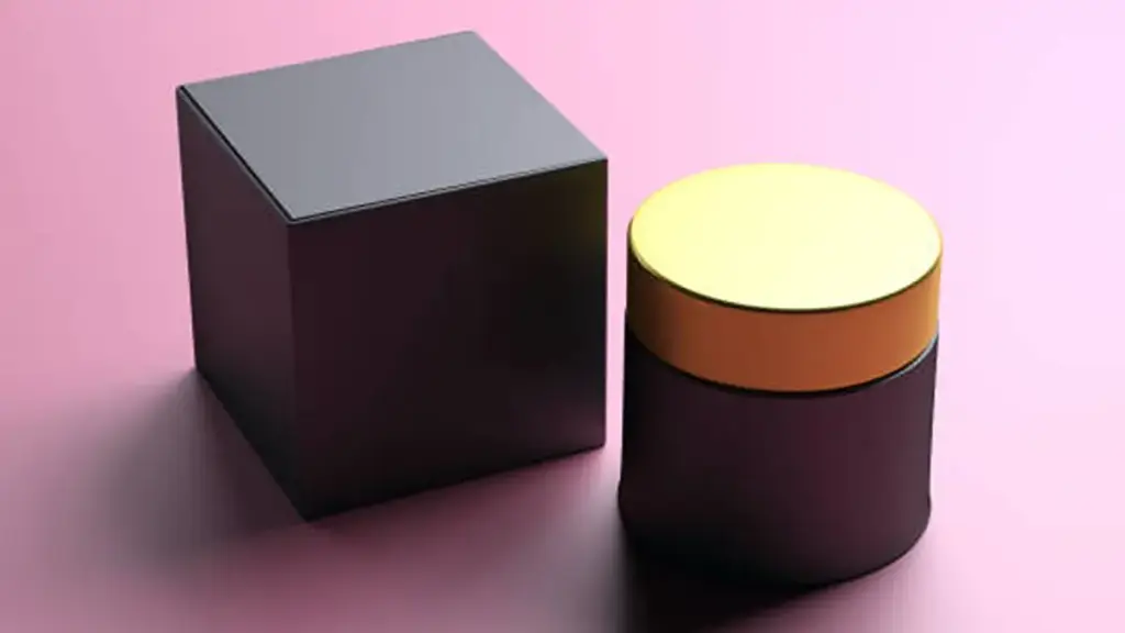 tamaño de la caja de embalaje del tarro de crema