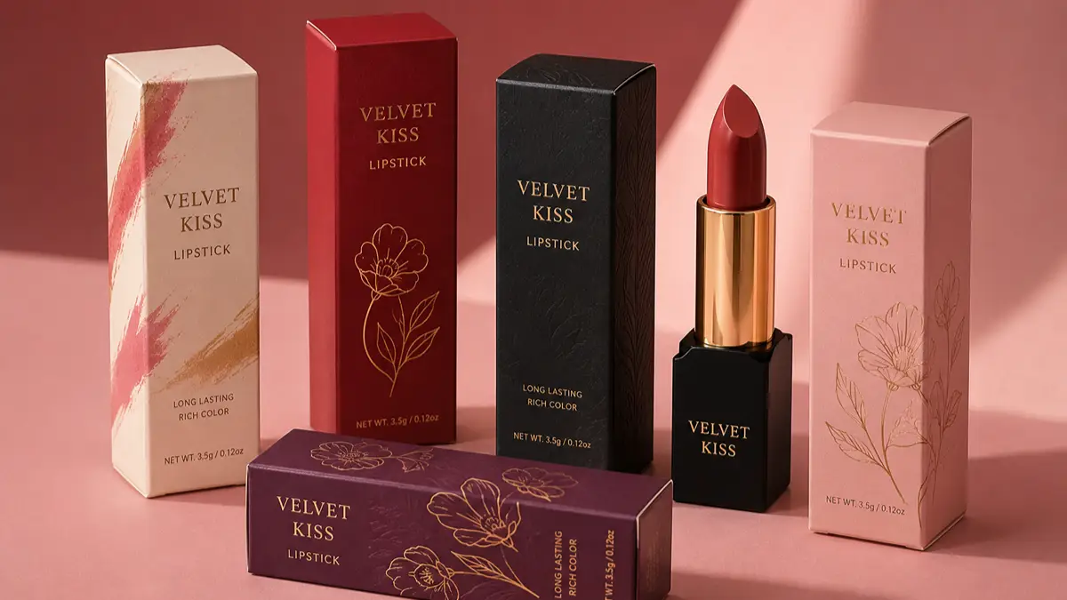 lipstick box printing artwork preparation