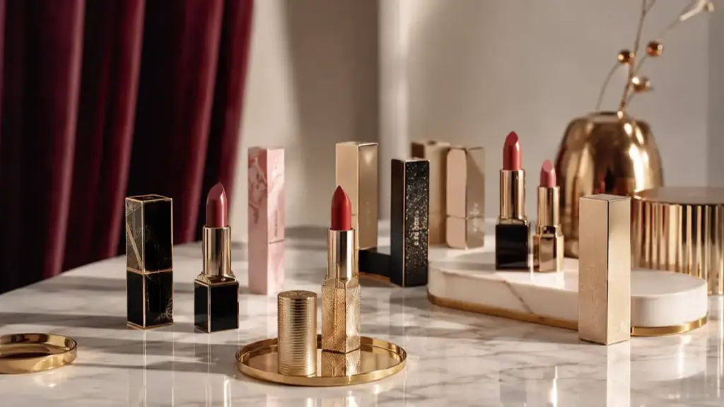 finiture del packaging del rossetto