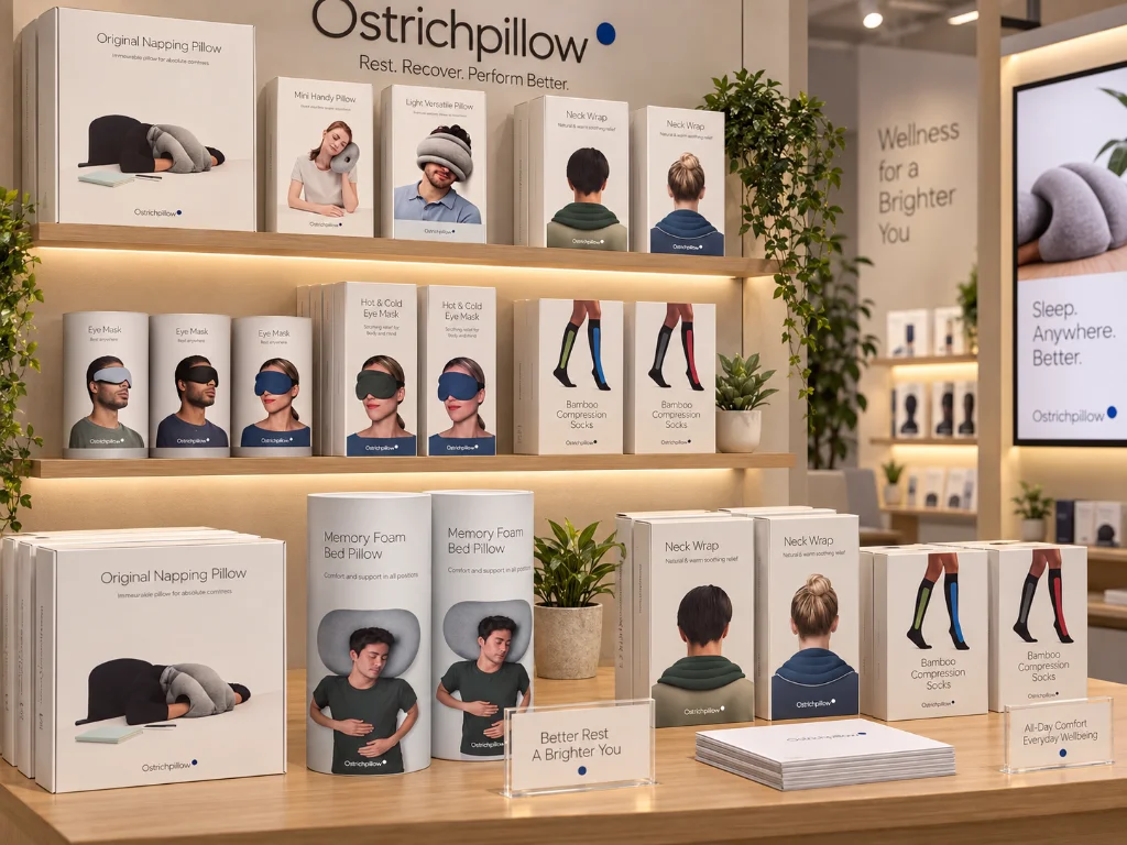 Color-Consistent Tube Packaging for Ostrichpillow Sleep & Wellness Products (5)