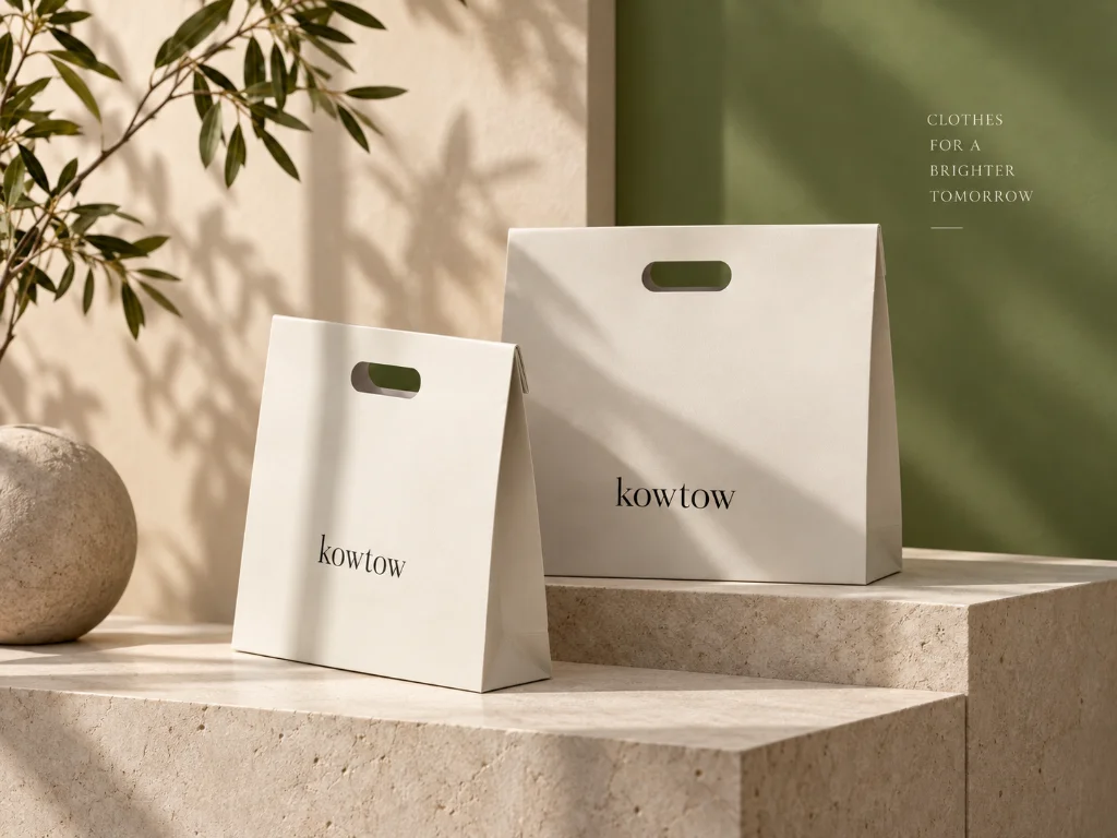 공학 5 kg Die-Cut Handle Paper Bag for Kowtow (8)