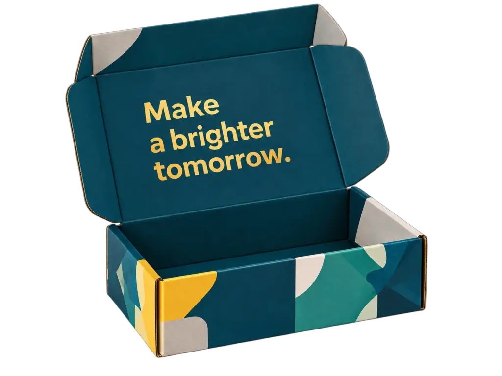 2-Roll-End Printed Mailer Box